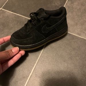 Boys used Nike Air Force 1s size 9c suede